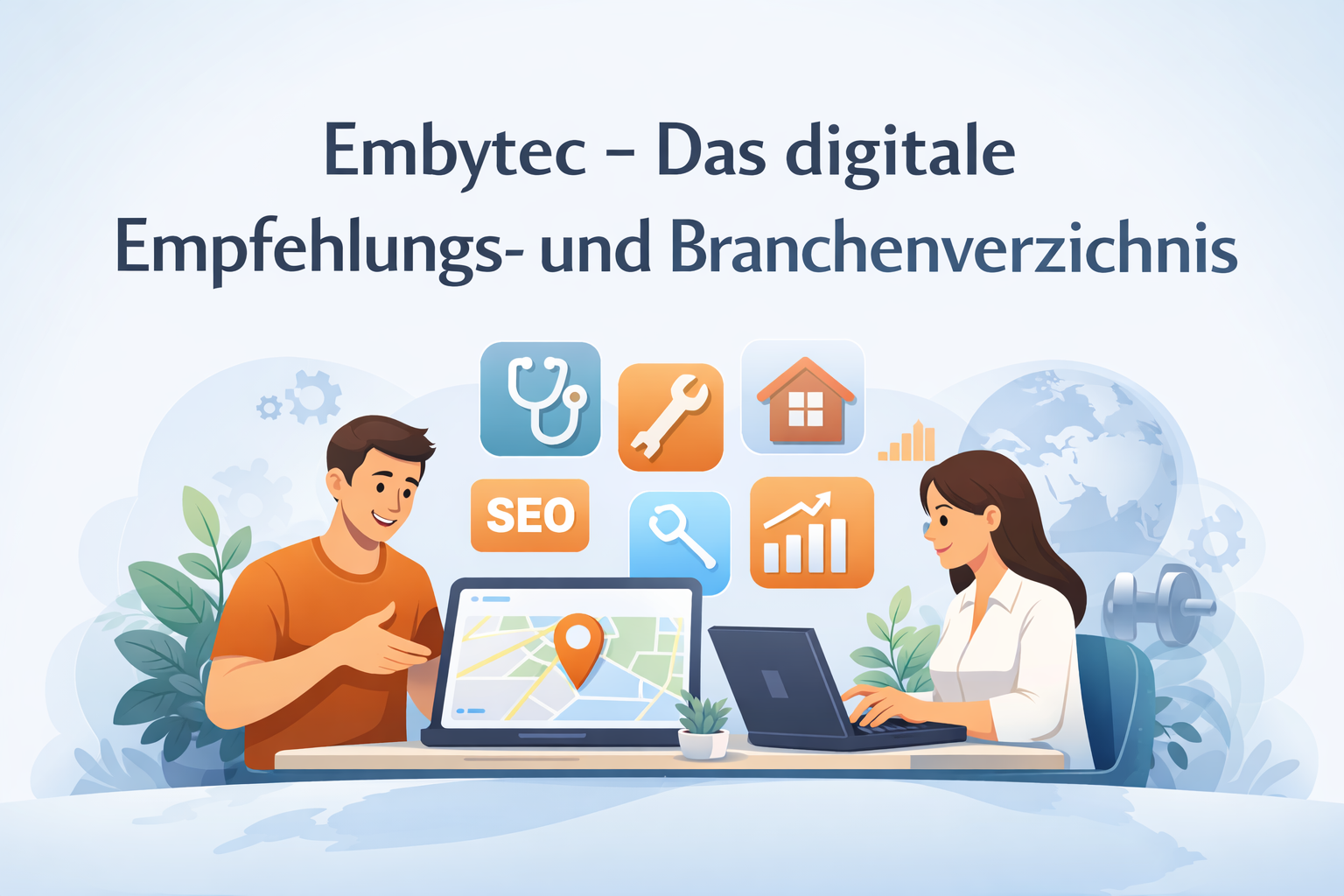 Embytec – Das digitale Empfehlungs- und Branchenverzeichnis